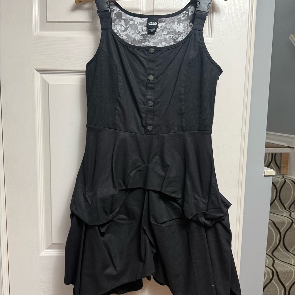 Her Universe Rogue One Inspired Black Layered Mini Dress